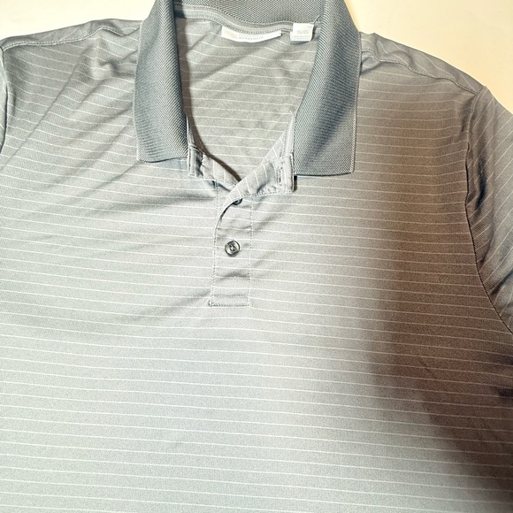 Perry Ellis Light Gray Polo Shirt Size XL - Picture 2 of 5